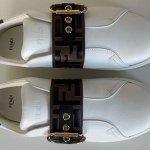 Fendi Logo Strap Sneakers
